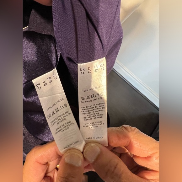 SOLD Jacques Vert designer cocktail dress. Size 12 - Picture 8 of 8